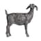 Hello Honey® 9.25" Black Standing Goat Accent Décor with Cast Iron Finish